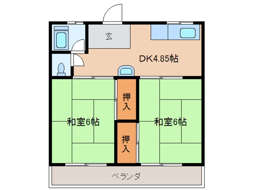 間取図 ハイツ陽光