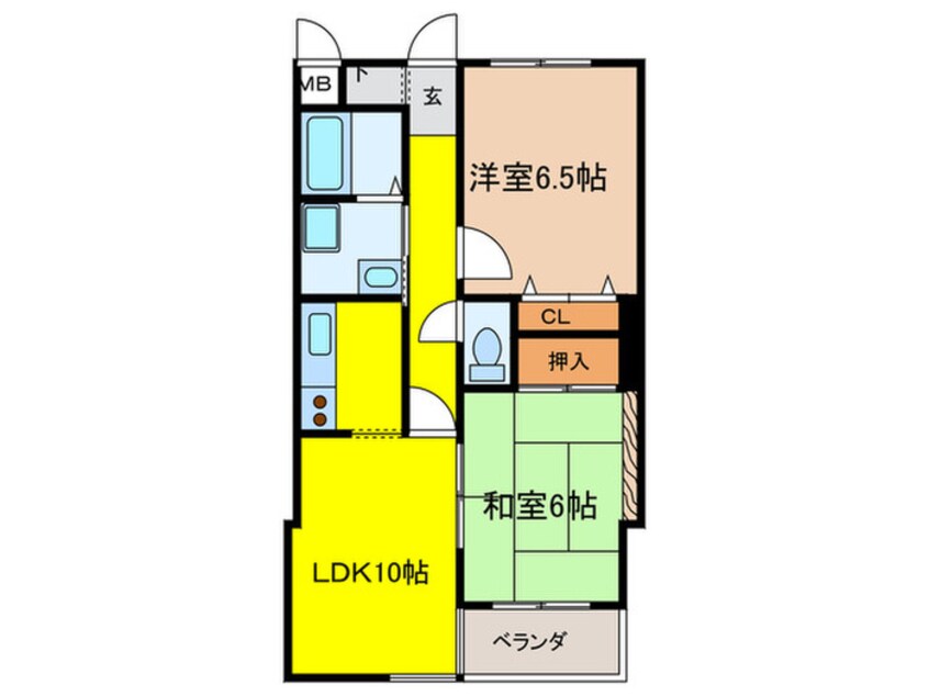 間取図 フォーチュン北本町