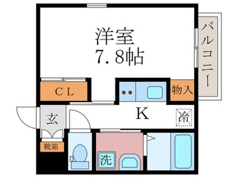 間取図 ａｔｔｒｉｃｅ一乗寺