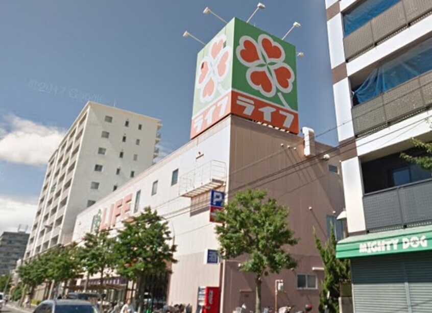 ライフ(スーパー)まで54m ＮｉｎＧＲＡＮ三国ヶ丘