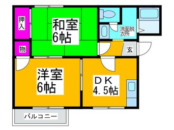 間取図 モアクレスト川上