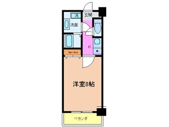 間取図 アミ－グランコ－ト三宮