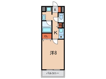 間取図 アミ－グランコ－ト三宮