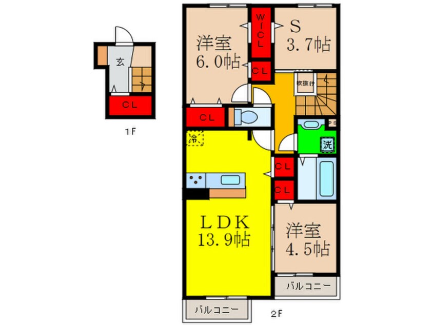 間取図 グランガーデン