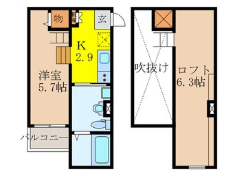 間取図 ＳｋｙＧｒａｃｅ花園