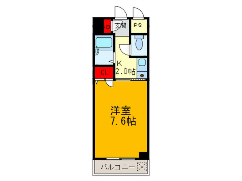 間取図 ウィングコ－ト東大阪