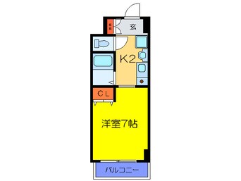 間取図 メゾンＣＩＴＹ鷺洲