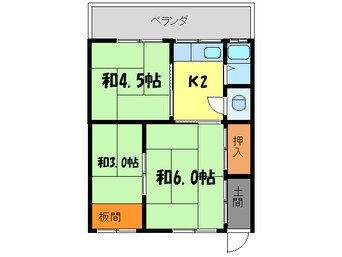 間取図 第３藤井荘