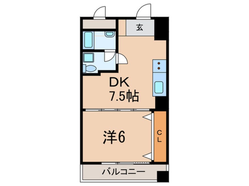 間取図 サンロイヤル明石