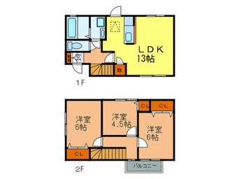 間取図 グリ－ンパレスⅢ