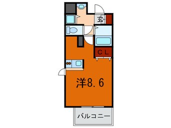 間取図 プレサンス三宮花時計前(1201)
