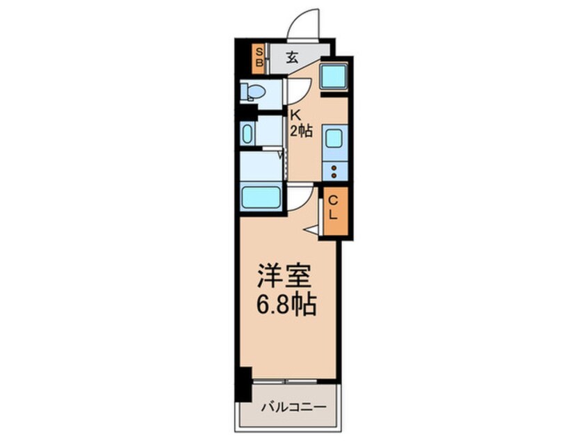 間取図 Luxe深江橋Ⅱ