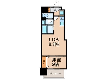 間取図 Luxe深江橋Ⅱ