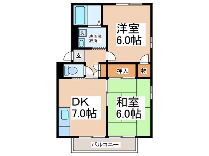 間取図 エステ－トピア上松