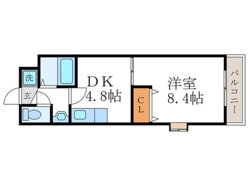 間取図 アドリーム上桂