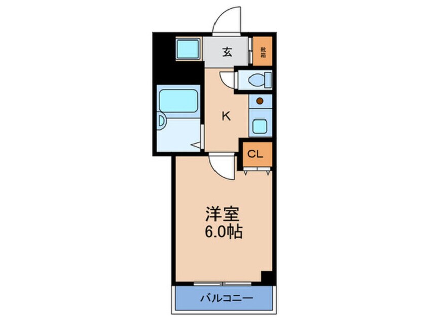 間取図 レ－ズライン下新庄