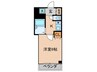 レ－ズライン下新庄 1Kの間取り