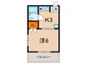 メゾン北町 1Kの間取り