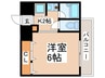片町コート 1Kの間取り