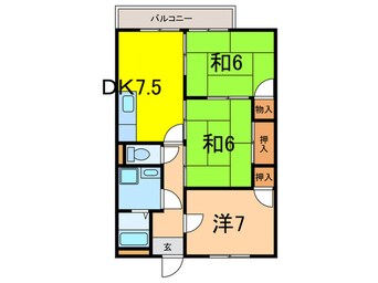 間取図 ハイツ入江