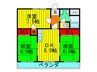 ハイメゾン中西Ａ 3DKの間取り