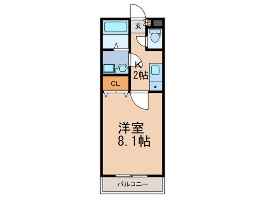 間取図 グランデ六甲道