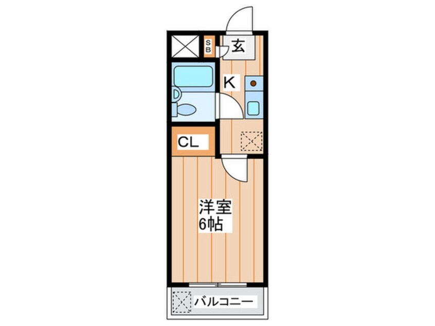 間取図 ドリ－ム萱島