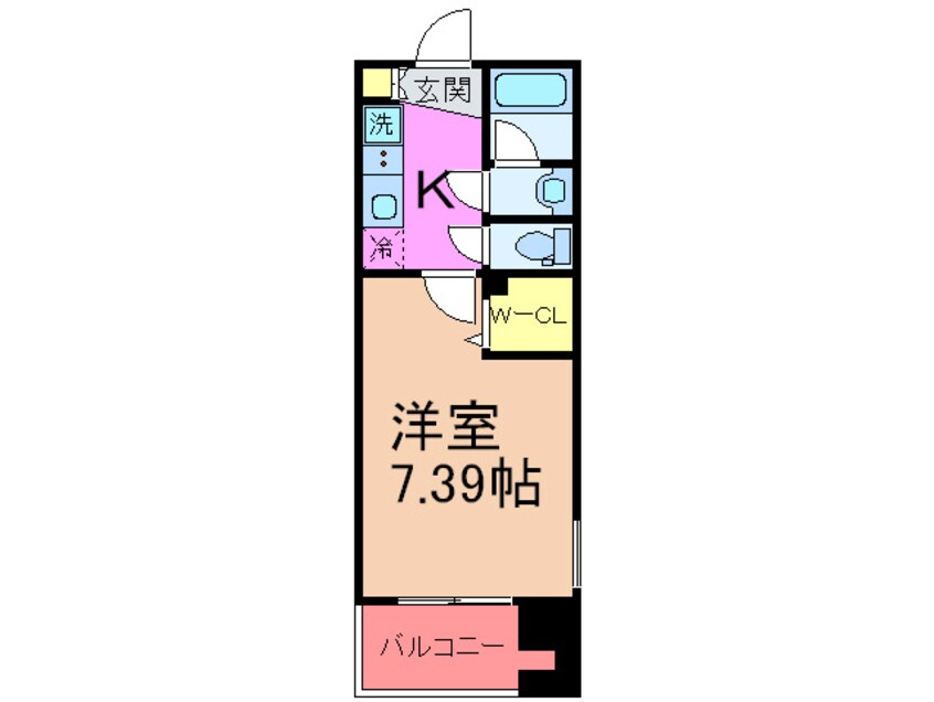 間取図 ア－デンタワ－神戸元町