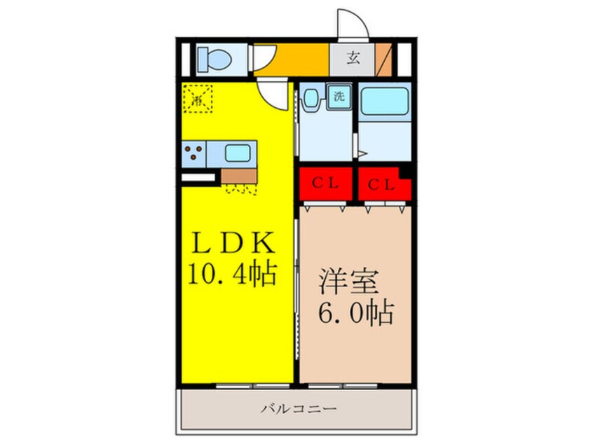間取図 アルカディア舟木町