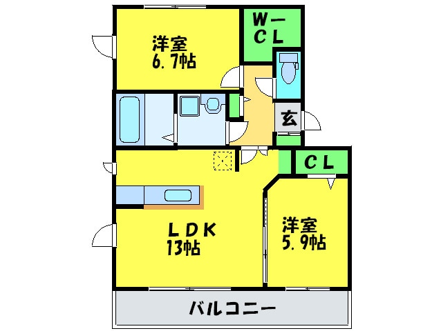 間取り図 オ－スタ－１番館