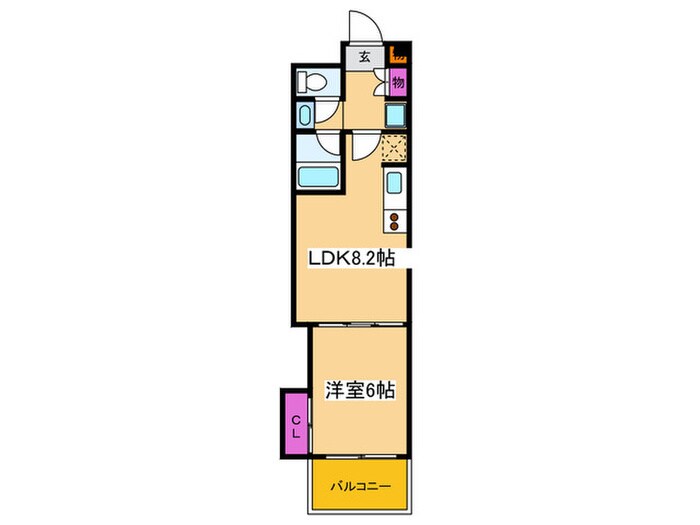 間取り図 マスタ－ズ・レジデンス道頓堀Ⅱ