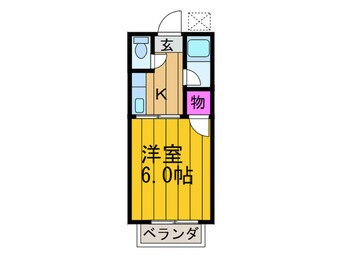 間取図 ドミ－ル・ダテ