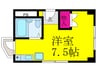 チェリーハイツ 1Rの間取り