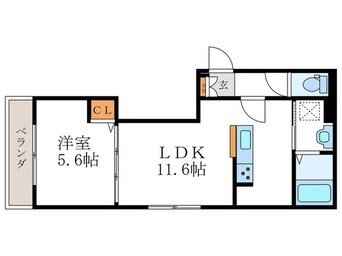 間取図 仮）向日市上植野町桑原ハイツ