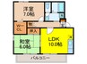 クレールヴィラ箕面 2LDKの間取り