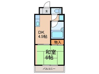 間取図 エバ－ビュ－ハイツ