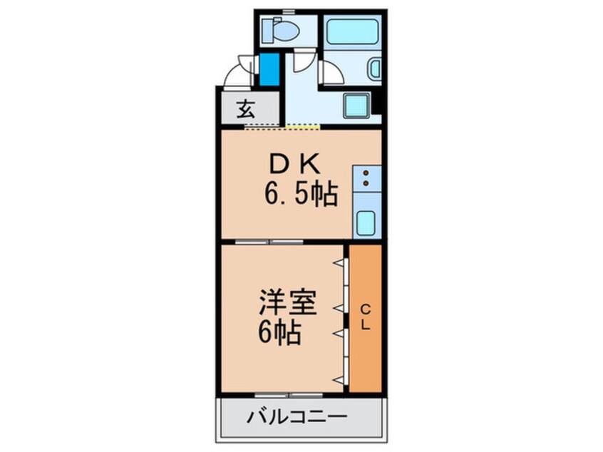 間取図 エバ－ビュ－ハイツ