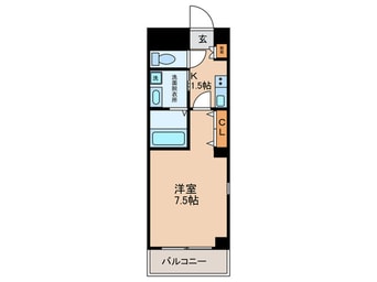 間取図 ルミエール田辺