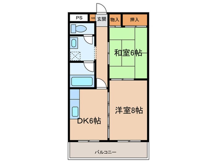 間取り図 ハイム高木１３１