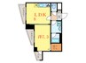 ｸﾘｽﾀﾙｸﾞﾗﾝﾂ京都御所西(901) 1LDKの間取り