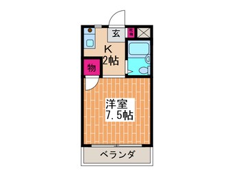 間取図 グリ－ンハイツ辻野