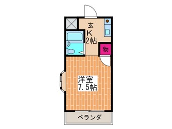 間取図 グリ－ンハイツ辻野
