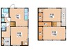 東香里元町貸家 3DKの間取り