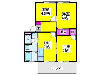 間取図 グレイス寺山