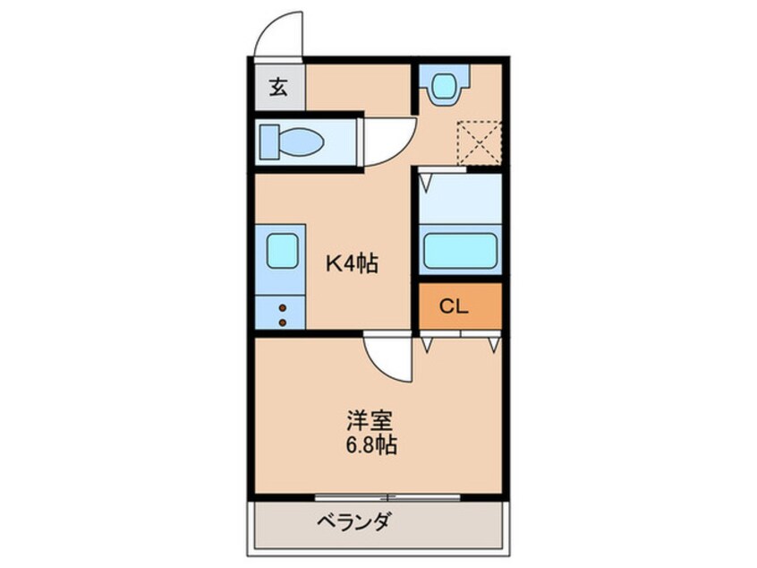 間取図 ヴィラナリー放出