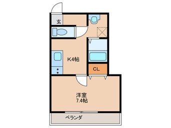 間取図 ヴィラナリー放出