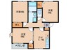 エスポワ－ル・ドゥ 3DKの間取り