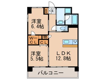 間取図 ラ　ヴィータ平野