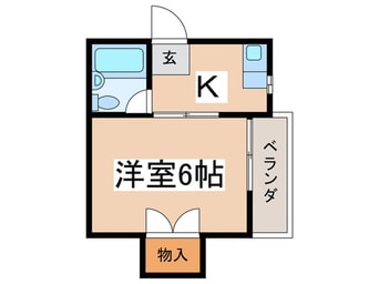 間取図 グリーンコーポ山坂