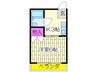 グリーンコーポ山坂 1Kの間取り